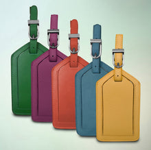 Cargar imagen en el visor de la galería, Tag para equipaje de cuero