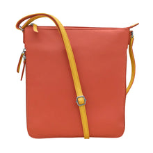 Cargar imagen en el visor de la galería, Cartera crossbody expandible de cuero