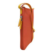 Cargar imagen en el visor de la galería, Cartera crossbody expandible de cuero