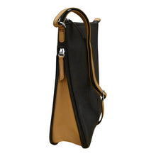 Cargar imagen en el visor de la galería, Cartera crossbody expandible de cuero