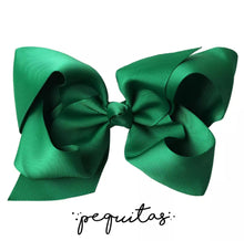 Cargar imagen en el visor de la galería, Moña de tela grande 6plg Varios colores