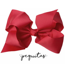 Cargar imagen en el visor de la galería, Moña de tela mediana 4plg varios colores