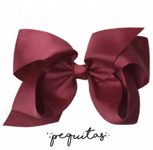 Cargar imagen en el visor de la galería, Moña de tela mediana 4plg varios colores