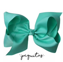 Cargar imagen en el visor de la galería, Moña de tela pequeña 3plg varios colores