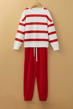 Cargar imagen en el visor de la galería, Pants con Sudadero rayas rojas M
