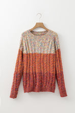 Cargar imagen en el visor de la galería, Suéter confetti tonos ladrillo M
