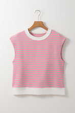 Cargar imagen en el visor de la galería, Blusa rosada rayas aqua M
