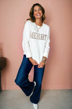 Cargar imagen en el visor de la galería, Sueter tejido blanco MERRY M
