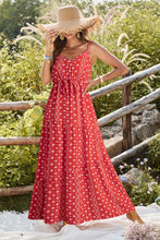 Cargar imagen en el visor de la galería, Vestido boho largo rojo M
