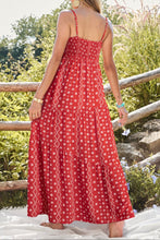 Cargar imagen en el visor de la galería, Vestido boho largo rojo M
