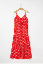 Cargar imagen en el visor de la galería, Vestido boho largo rojo M
