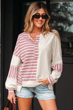 Cargar imagen en el visor de la galería, Sudadero con rayas de un lado M
