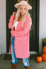 Cargar imagen en el visor de la galería, suéter cardigan rosado Medium
