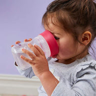 Vaso de entrenamiento rosado