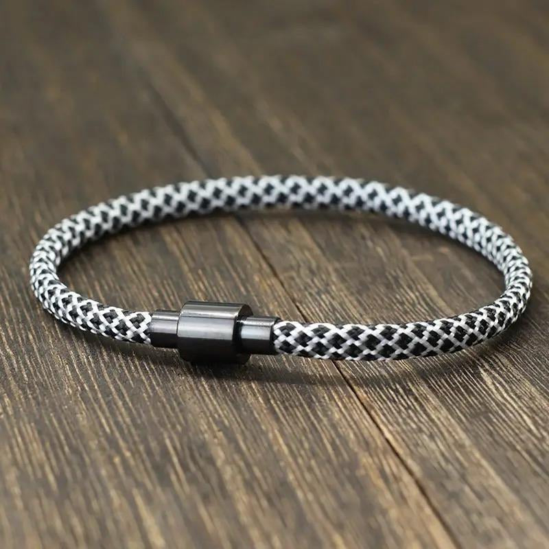 Pulsera de cuerda combinada