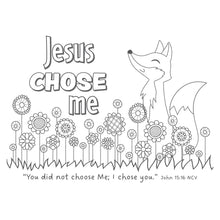 Cargar imagen en el visor de la galería, Tarjetas para colorear Jesus Loves Me
