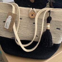 Cargar imagen en el visor de la galería, Bolsa Tote cordón en color
