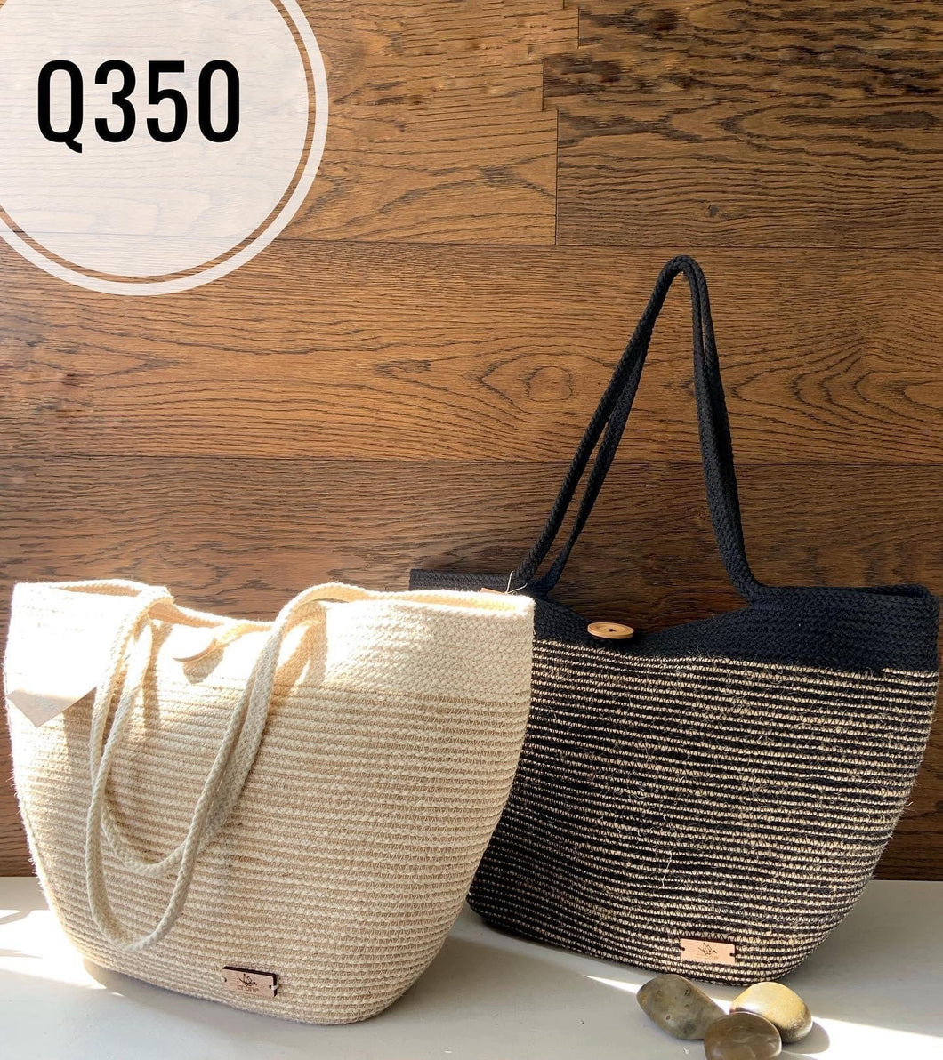 Bolso Goldfinch con yute