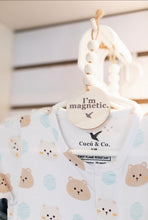 Cargar imagen en el visor de la galería, Pijama bambú magnética ositos 12-18M
