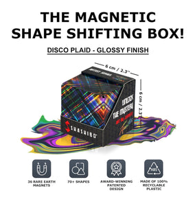 Cubo Shashibo Disco Plaid