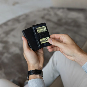 Billetera de cuero magsafe