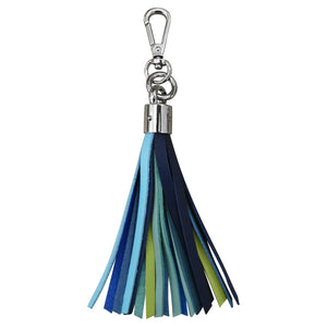 Charm tassel de cuero