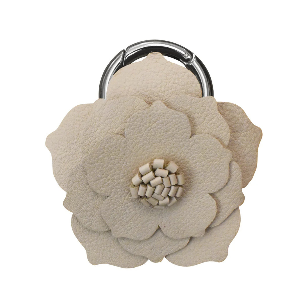 Charm flor de cuero