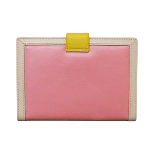 Billetera porta pasaporte de cuero