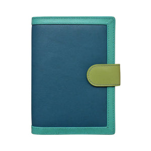 Billetera porta pasaporte de cuero