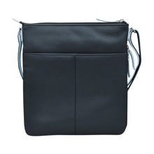 Cargar imagen en el visor de la galería, Cartera crossbody expandible de cuero
