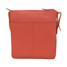 Cargar imagen en el visor de la galería, Cartera crossbody expandible de cuero
