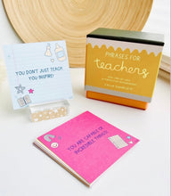 Cargar imagen en el visor de la galería, Tarjetas de frases para maestras
