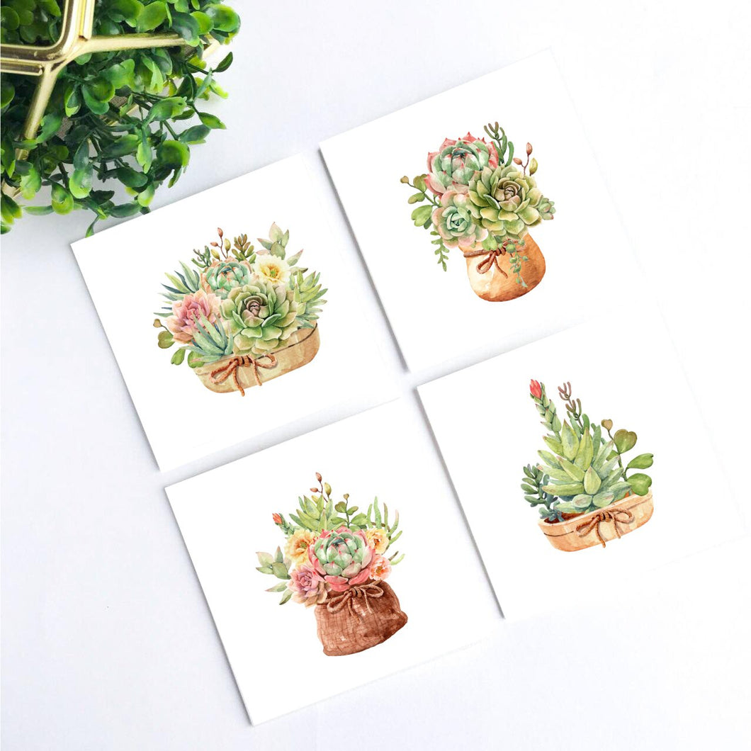Note Cards Macetas 3.5X3.5