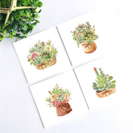Note Cards Macetas 3.5X3.5