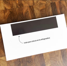 Cargar imagen en el visor de la galería, Menú semanal con Imán Nuevo Diseño
