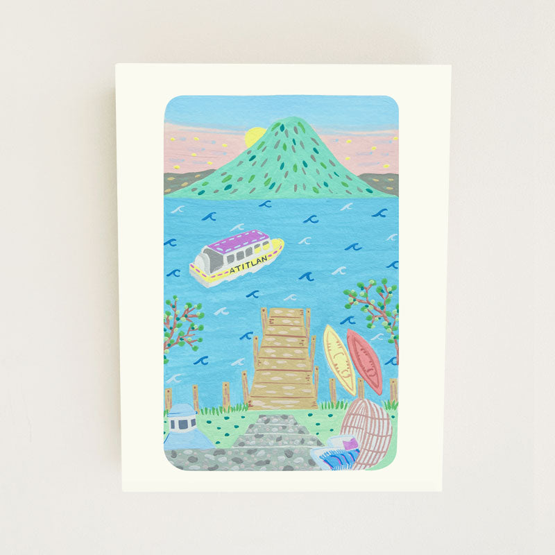 Impresión para enmarcar - Atitlán