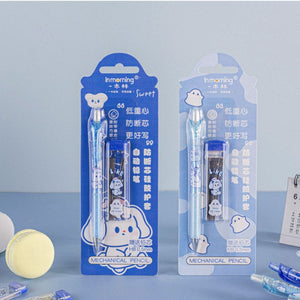 Set portaminas kawaii bunny con minas de repuesto