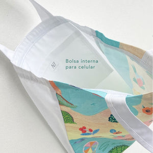 Bolsa de tela mapa de Guatemala