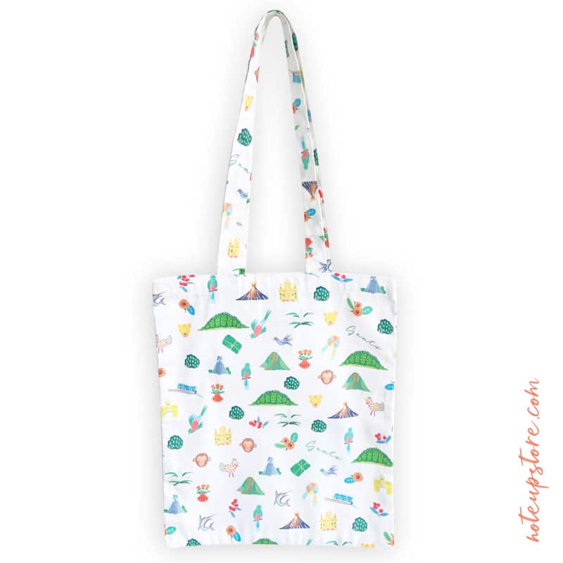 Bolsa de tela blanca Guatemala