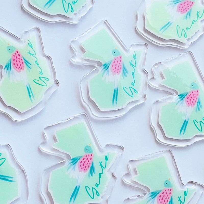 Imán para Refri - mapa de Guate