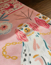 Cargar imagen en el visor de la galería, Pink Staffordshire Tea Towel
