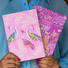 Cargar imagen en el visor de la galería, Sara Miller Haveli Garden A5 Fabric Journal
