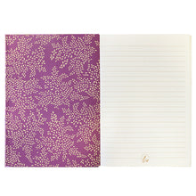 Cargar imagen en el visor de la galería, Sara Miller Haveli Garden A5 Fabric Journal
