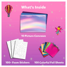 Cargar imagen en el visor de la galería, Foil Fun Princess and Unicorns
