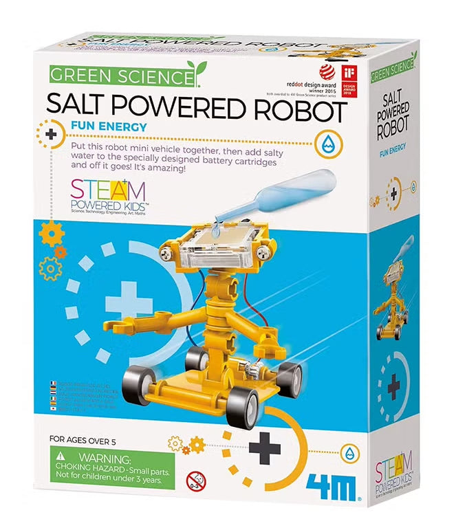 Robot con Sal - Salt Powered Robot