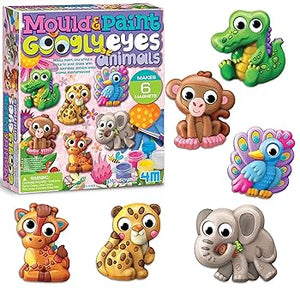 Moldear y Pintar Animales-Mould And Paint Googly Eyes Animals