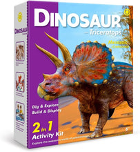 Cargar imagen en el visor de la galería, Dig and explore dinosaur triceratops
