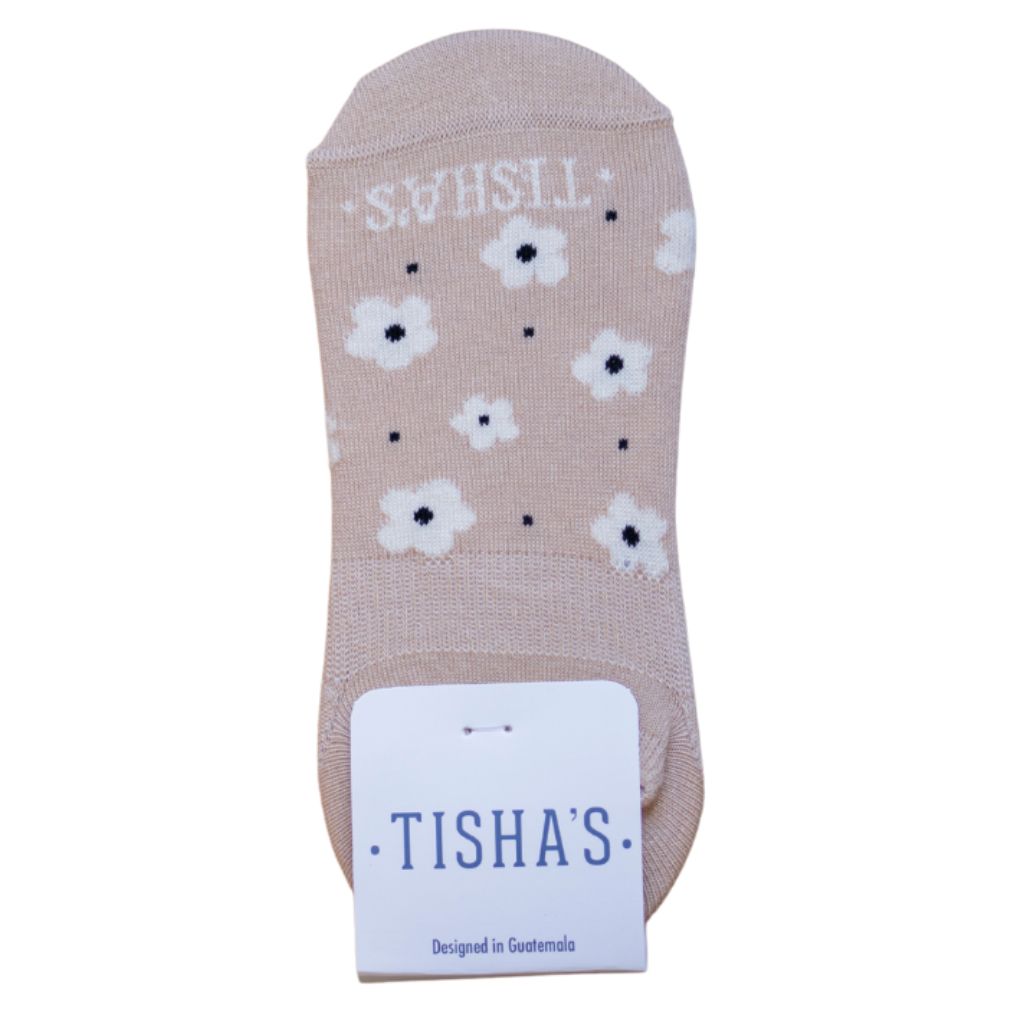 Tishas Flowers Beige Invisible S-M