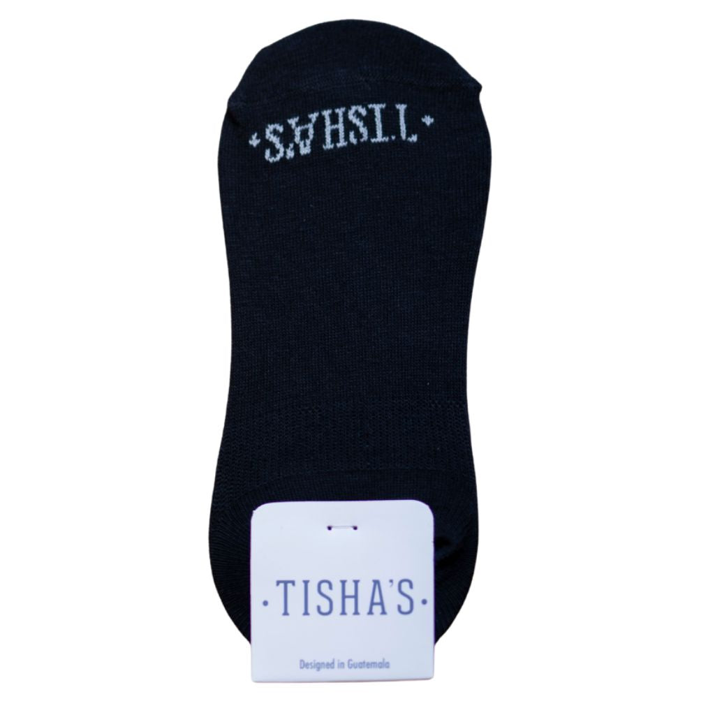 Tishas Plain Black No Show M-L