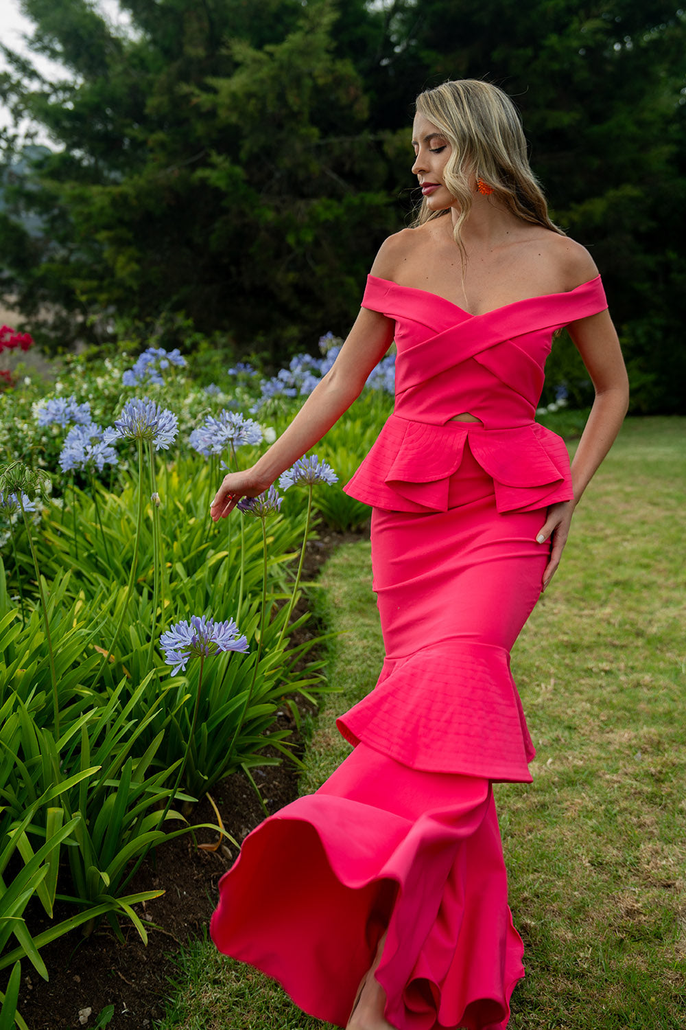 Vestido Barbie rosado liso S
